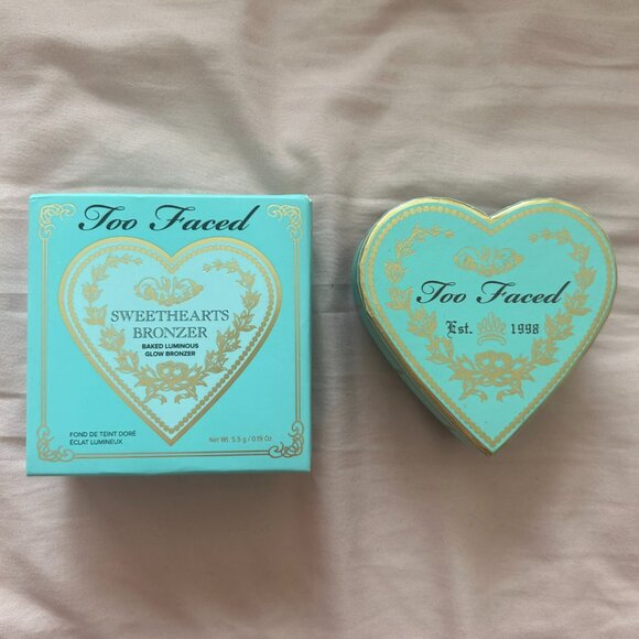 New! Toofaced Sweethearts Baked Luminous Glow Bronzer - Picture 2 of 5